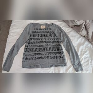 Hollister Floral Print Sweater